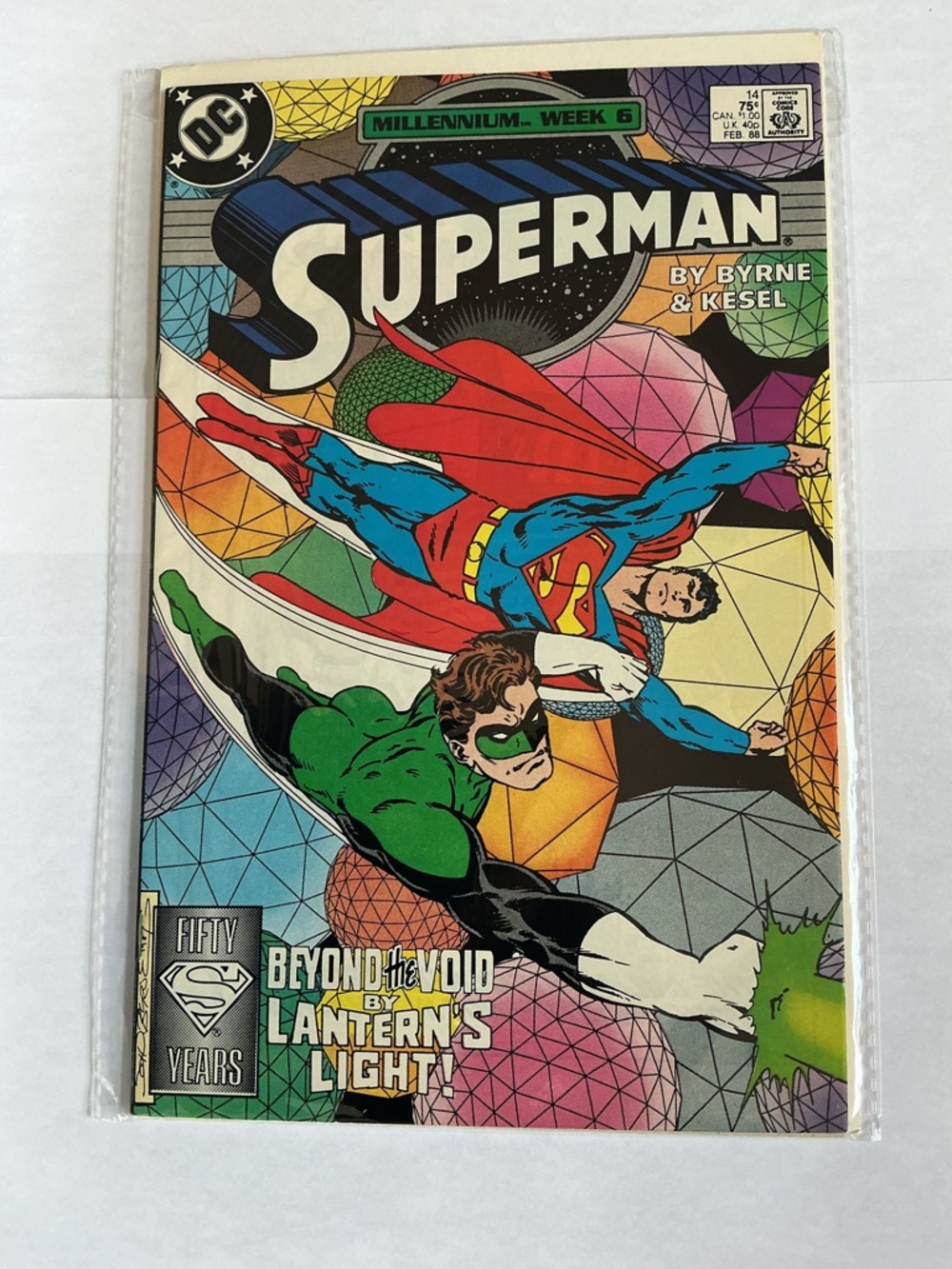 Superman Comic #14 Feb 88